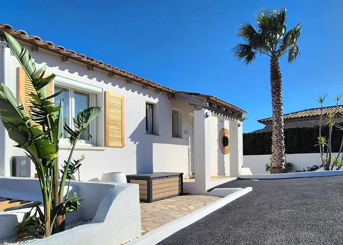 Villa La Bohem'azur Golfe St Tropez 170m2 5 Piscine Magnifique Vue Degagee Deco Boheme Chic Sainte-Maxime