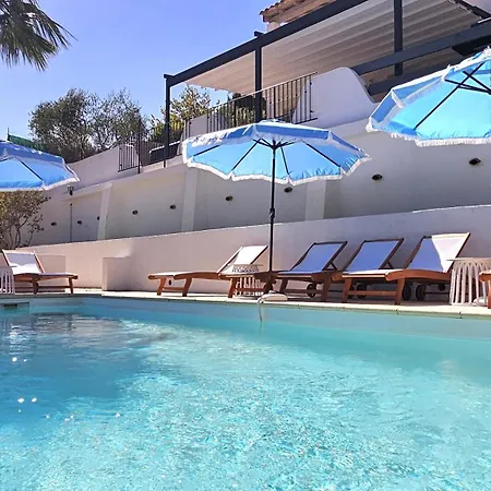 Villa La Bohem'azur Golfe St Tropez 170m2 5 Piscine Magnifique Vue Degagee Deco Boheme Chic *