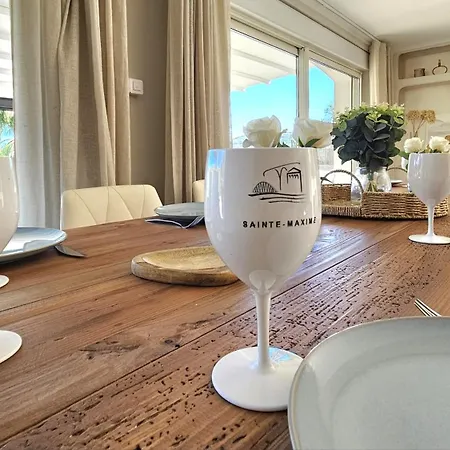 Villa La Bohem'azur Golfe St Tropez 170m2 5 Piscine Magnifique Vue Dégagée Déco Bohème Chic