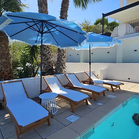 Villa La Bohem'azur Golfe St Tropez 170m2 5 Piscine Magnifique Vue Degagee Deco Boheme Chic *