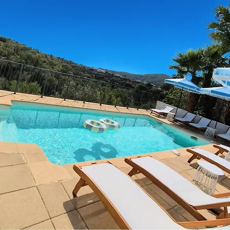 La Bohem'azur Golfe St Tropez 170m2 5 Piscine Magnifique Vue Dégagée Déco Bohème Chic Villa Sainte-Maxime