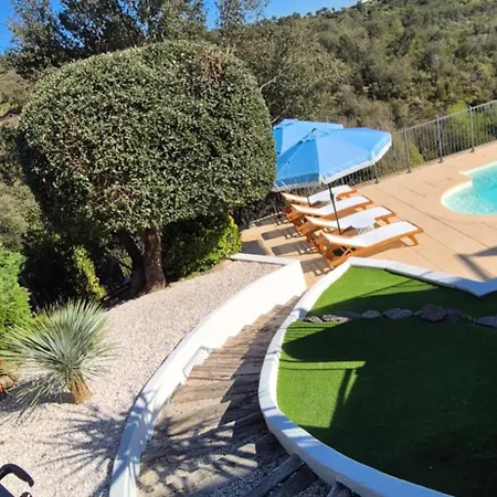 La Bohem'azur Golfe St Tropez 170m2 5 Piscine Magnifique Vue Dégagée Déco Bohème Chic *