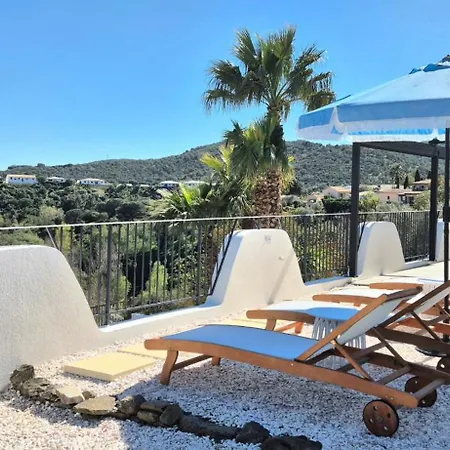 Villa La Bohem'azur Golfe St Tropez 170m2 5 Piscine Magnifique Vue Dégagée Déco Bohème Chic