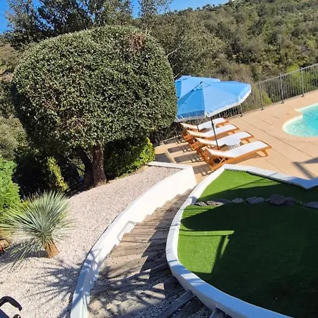 La Bohem'azur Golfe St Tropez 170m2 5 Piscine Magnifique Vue Dégagée Déco Bohème Chic Villa Sainte-Maxime