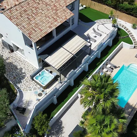 La Bohem'azur Golfe St Tropez 170m2 5 Piscine Magnifique Vue Dégagée Déco Bohème Chic Sainte-Maxime