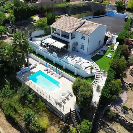 La Bohem'azur Golfe St Tropez 170m2 5 Piscine Magnifique Vue Dégagée Déco Bohème Chic *