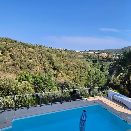Villa La Bohem'azur Golfe St Tropez 170m2 5 Piscine Magnifique Vue Dégagée Déco Bohème Chic Sainte-Maxime