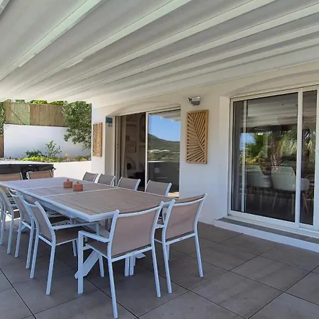 La Bohem'azur Golfe St Tropez 170m2 5 Piscine Magnifique Vue Dégagée Déco Bohème Chic Sainte-Maxime