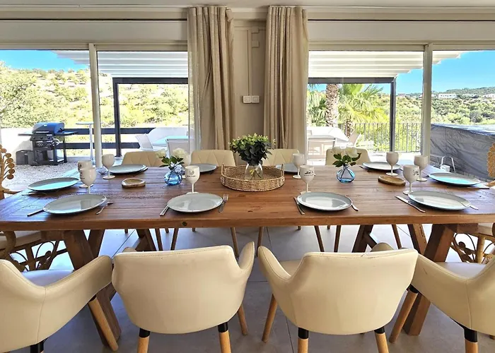 Villa La Bohem'azur Golfe St Tropez 170m2 5 Piscine Magnifique Vue Degagee Deco Boheme Chic Sainte-Maxime