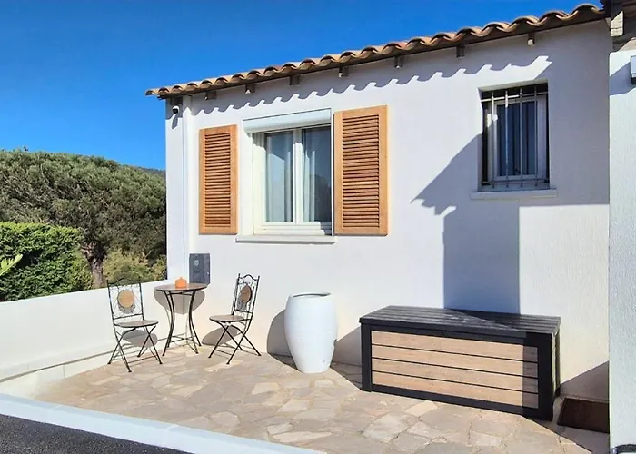 Vila La Bohem'azur Golfe St Tropez 170m2 5 Piscine Magnifique Vue Degagee Deco Boheme Chic *