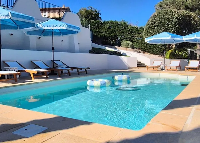La Bohem'azur Golfe St Tropez 170m2 5 Piscine Magnifique Vue Degagee Deco Boheme Chic *