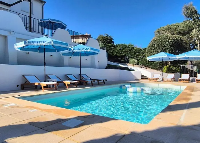 La Bohem'azur Golfe St Tropez 170m2 5 Piscine Magnifique Vue Degagee Deco Boheme Chic *